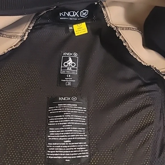 Knox Zephyr Pro Motorcycle Armored Protective Lightweight Jacket XXL - Picture 10 of 16